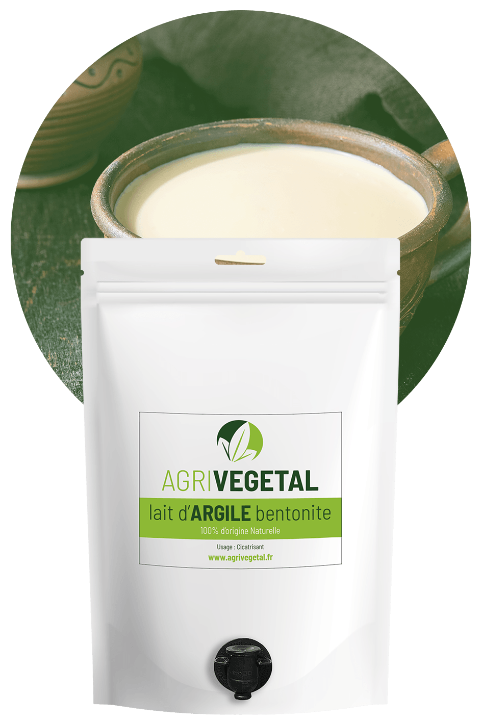 AGRIVEGETAL-LAIT-ARGILE