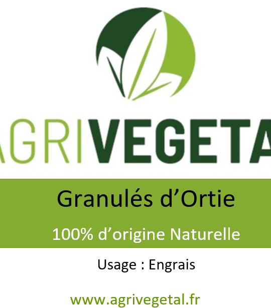 Etiquette granulés d’ortie